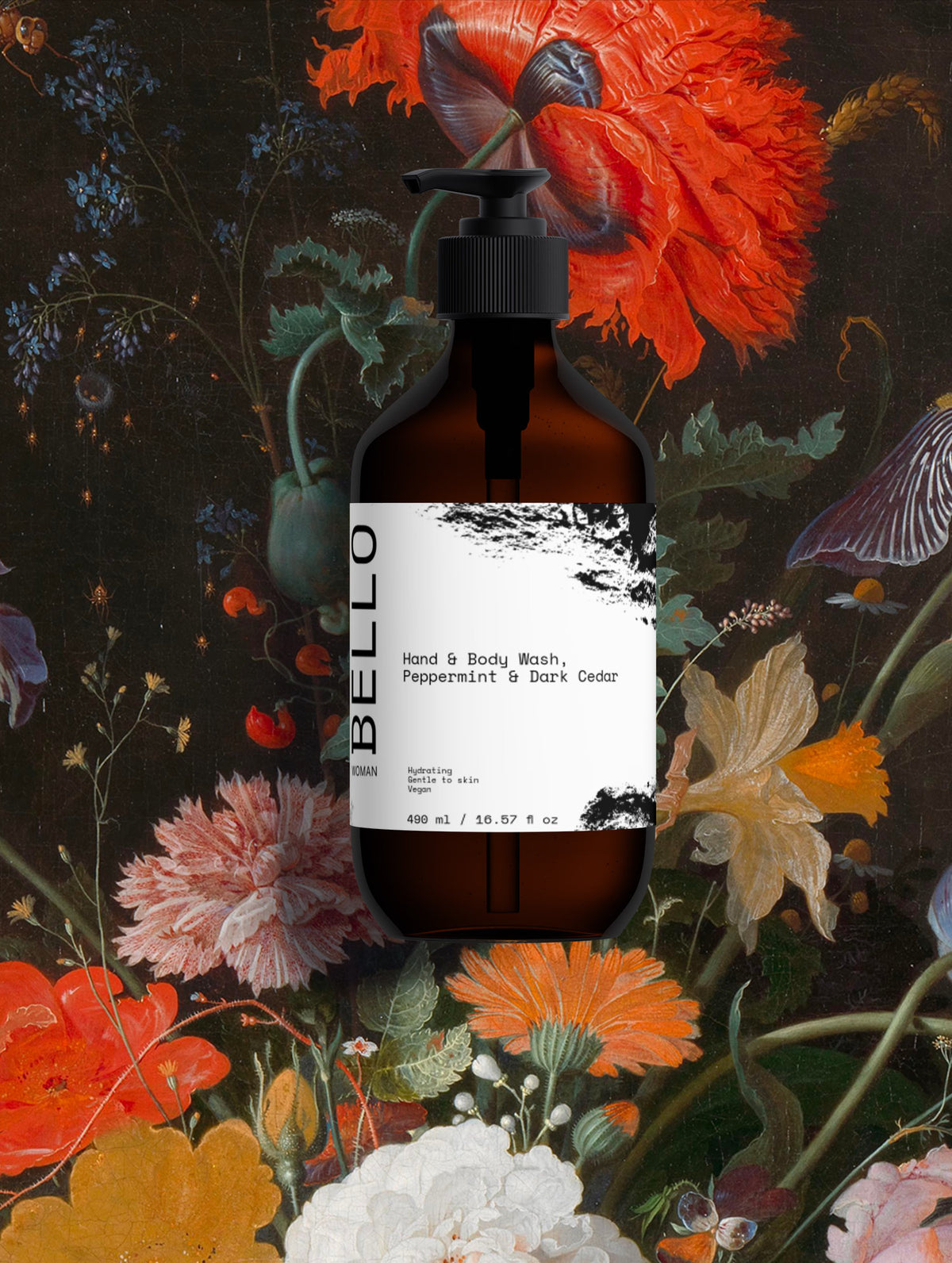 Peppermint & Dark Cedar Hand and Body Wash