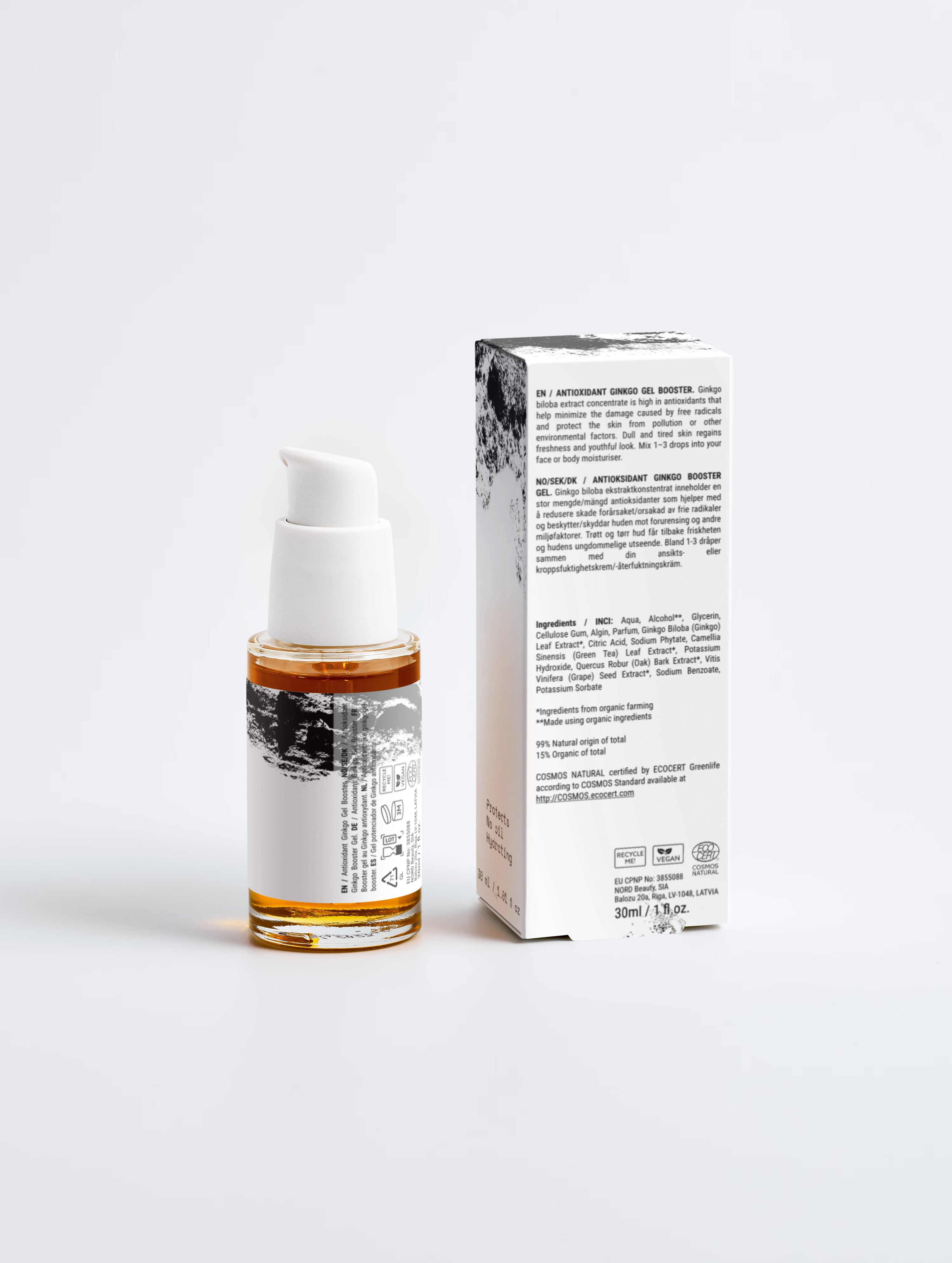 Antioxidant Ginkgo Gel Booster