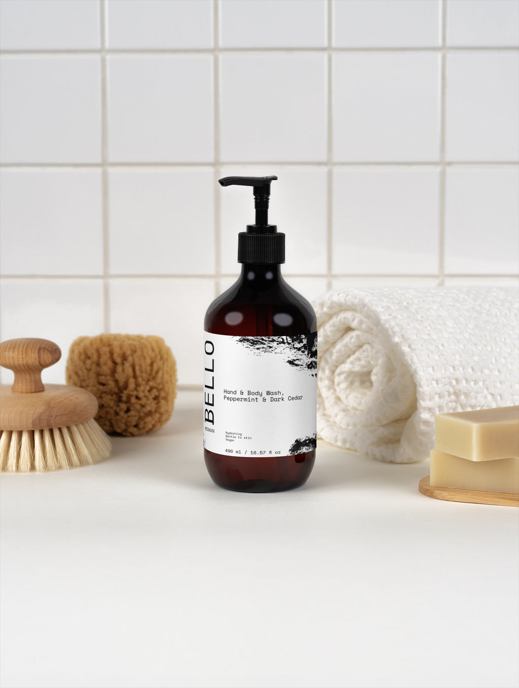 Peppermint & Dark Cedar Hand and Body Wash